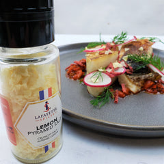 Lemon Pyramid Salt from Lafayette Spices