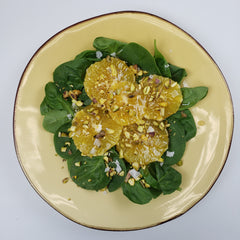 Orange Salad with Pyramid Salt - Maldon Salt