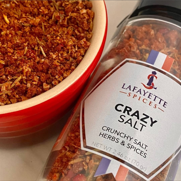 Blue Salt and Herbes de Provence from Lafayette Spices