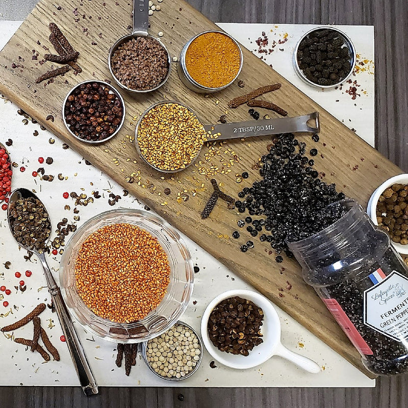 Lafayette Spices will find their flavors from all over the world and only source the ones, to be frank, that have remarkable flavor. Not, good. Not even great. They have to be remarkable. That’s what we like. get your spices in our online spice store!