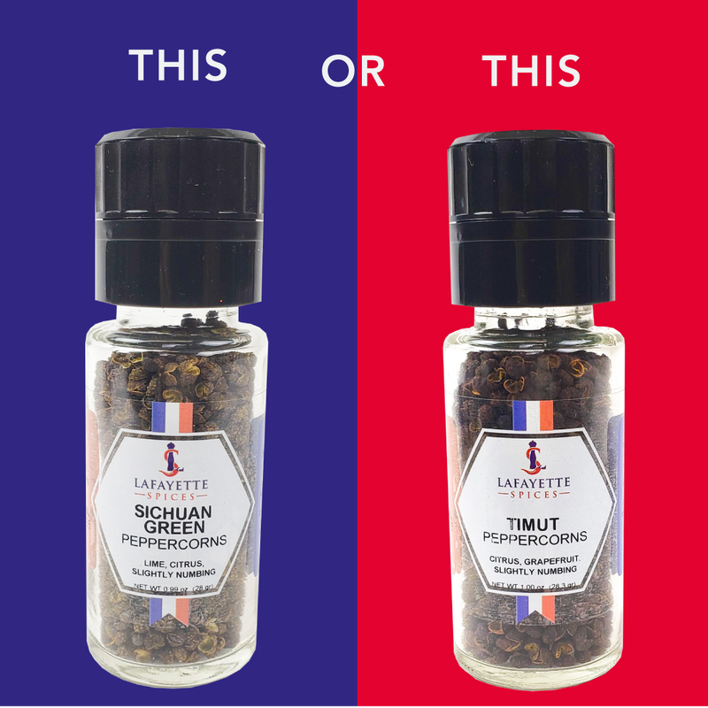 Blue Salt and Herbes de Provence from Lafayette Spices